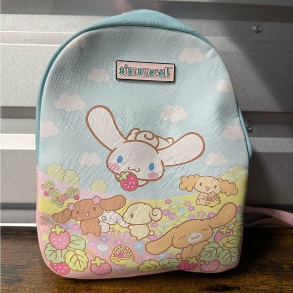 cinnamoroll family pastel mini backpack Fast Forward Sanrio Hello Kitty and Friends for Women, Men, Unisex | Cute PU Leather 10" Backpack Purse Size is approx Hot Topic Loungefly Mini Backpack